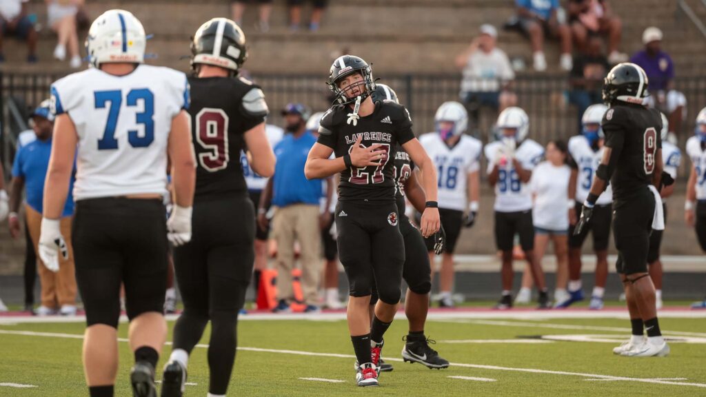 Lawrence football vs. Junction City, Week 2-14
