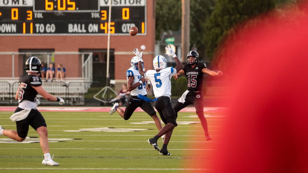 Lawrence football vs. Junction City, Week 2-15
