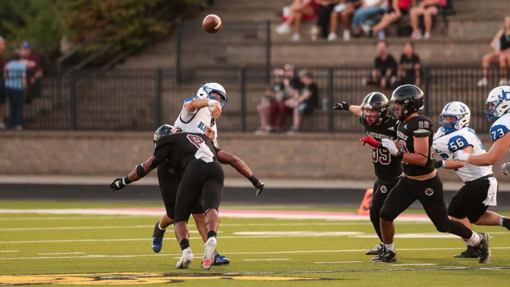 Lawrence football vs. Junction City, Week 2-19