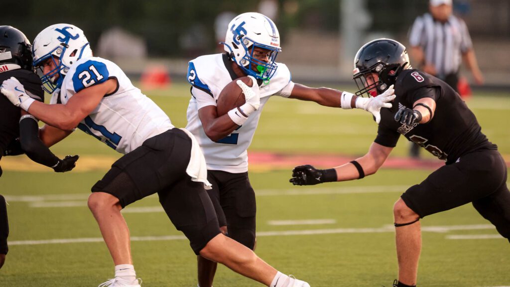 Lawrence football vs. Junction City, Week 2-20