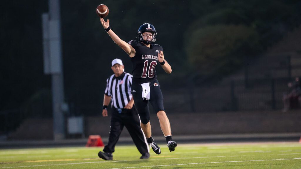 Lawrence football vs. Junction City, Week 2-26