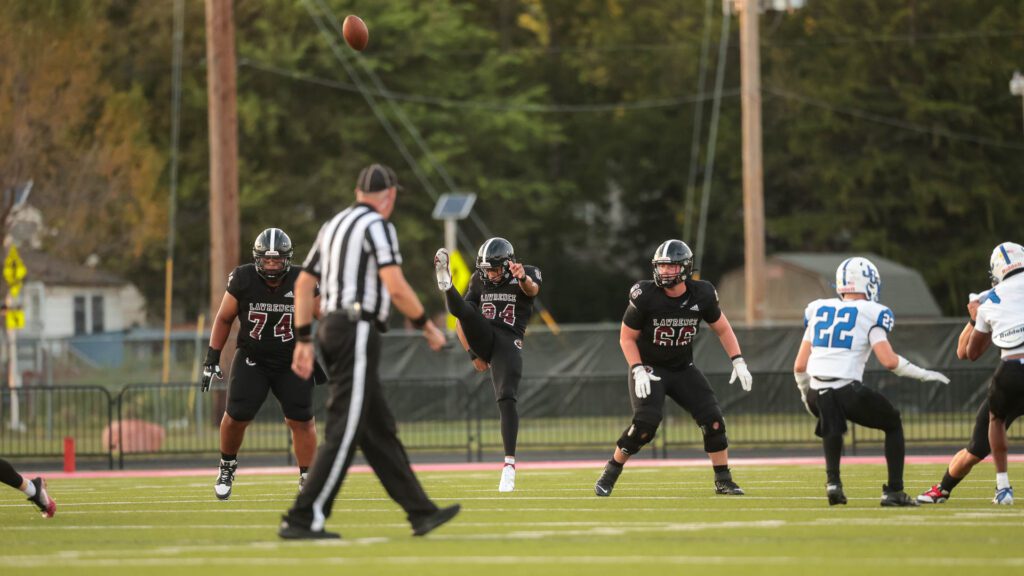 Lawrence football vs. Junction City, Week 2-8