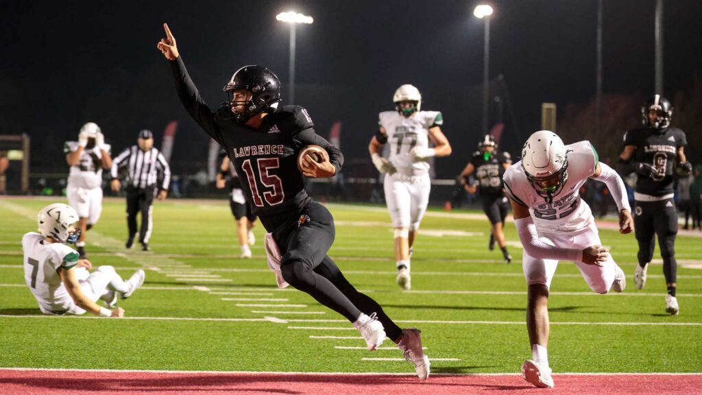 Lawrence High football vs. Free State, action-1