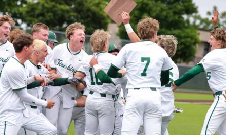 Free State rolls through 2nd straight postseason game, earns 15-0 run-rule victory over Topeka High to clinch regional championship